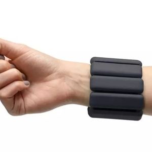 Bala bangles 1lb Charcoal color. New. Two weights and carry case. One si…